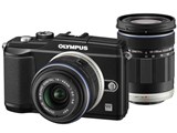 OLYMPUS PEN Lite E-PL2 �_�u���Y�[���L�b�g [�u���b�N] ���i�摜