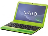 VAIO E�V���[�Y VPCEA4AFJ Celeron���ڃ��f�� [14�^���C�h �O���[��]