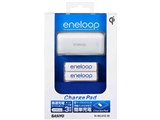 eneloop �P3�E�P4�` �j�b�P�����f�d�r��p�[�d�@�\�t�L�������O�P�[�X�Z�b�g N-WL01S-W [�z���C�g] ���i�摜