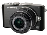 OLYMPUS PEN Lite E-PL3 �����Y�L�b�g [�u���b�N] ���i�摜