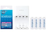 eneloop �P3�`4�t�c�ʃ`�F�b�N�@�\�t�}���[�d��Z�b�g N-TGR03BS ���i�摜