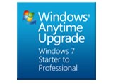 Windows Anytime Upgrade �p�b�N Starter ���� Professional �_�E�����[�h�� ���i�摜
