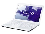 VAIO E�V���[�Y VPCEG3AJ Celeron B840���ڃ��f�� [14�^���C�h �z���C�g]