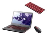 VAIO E�V���[�Y14P SVE14A1AJ Core i3/�������[4GB���ڃ��f�� [�u���b�N/�A�N�Z�T���[�Z�b�g] ���i�摜