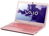 VAIO E�V���[�Y SVE14A38CJP [�s���N] ���i�摜