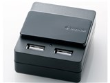Dual USB Charger Slide TR-DUSLIDE-BK [�u���b�N]