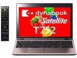 dynabook Satellite T752/WVTHB PT752VTHBNBW ���i�摜