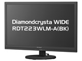 Diamondcrysta WIDE RDT223WLM-A(BK) [21.5�C���` �u���b�N] ���i�摜