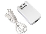 4PORT USB AC Adaptor BS-USBAC4PORT/WH [�z���C�g] ���i�摜