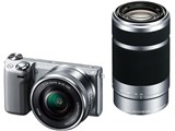 SONY α NEX-5TY ダブルズームレンズキット シルバー Amazon.co.jp: SONY ミラーレス一眼α NEX-5 ダブルレンズキット