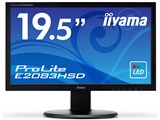 ProLite E2083HSD E2083HSD-B1 [19.5�C���` �}�[�x���u���b�N] ���i�摜
