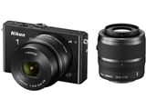 Nikon 1 J4 �_�u���Y�[���L�b�g [�u���b�N] ���i�摜