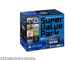 PlayStation Vita (�v���C�X�e�[�V���� ���B�[�^) Super Value Pack Wi-Fi���f�� PCHJ-10017 [�u���[/�u���b�N] ���i�摜