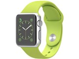 Apple - Apple Watch Sports 38mm グリーン 初代 中古】Apple Watch Sport 38mm シルバーアルミニウムケース