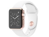 Apple Watch Edition 38mm MJ8P2J/A [18K���[�Y�S�[���h�P�[�X/�z���C�g�X�|�[�c�o���h] ���i�摜
