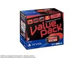 PlayStation Vita (�v���C�X�e�[�V���� ���B�[�^) Value Pack Wi-Fi���f�� (PCH-2000�V���[�Y) PCHJ-10021 [���b�h/�u���b�N] ���i�摜