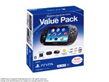 PlayStation Vita (vCXe[V B[^) Value Pack 3G/Wi-Fif (PCH-1000V[Y) PCHJ-10023 [NX^EubN] i摜