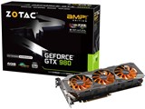 ZOTAC GeForce GTX 980 AMP�I Edition NVIDIA Game Bundle 2014 ZTGTX98-4GD5AMP03/ZT-90204-10P [PCIExp 4GB] ���i�摜