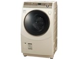 値下【送料込】SHARPドラム式洗濯乾燥機 ES-V600-NL 9kg/6kg シャープ、全方向スクラブウォッシュ機能搭載の9.0kgドラム式