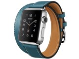 Apple Watch Hermes 38mm L�T�C�Y �h�D�u���g�D�[�� MLX92J/A [���H�[�E�X�E�B�t�g(�u���[�E�W�[��)���U�[�X�g���b�v] ���i�摜