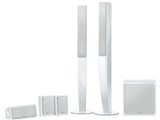 ホワイト フロア型スピーカー 5.1ch システム ヤマハ、トールボーイ型5.1chスピーカーパッケージにホワイトモデル