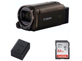 iVIS HF R72 + �\���o�b�e���[BP-718 + SD�J�[�h64GB ���i.com����Z�b�g [�u���E��]