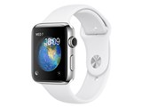 Apple Watch Series 2 42mm MNTX2J/A [�X�e�����X�X�`�[���P�[�X/�z���C�g�X�|�[�c�o���h] ���i�摜