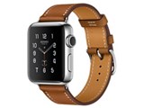 Apple Watch Hermes Series 2 38mm �V���v���g�D�[�� MNTP2J/A [���H�[�E�o���j�A(�t�H�[��)���U�[�X�g���b�v] ���i�摜