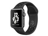Apple Watch Nike+ 38mm MQ1K2J/A [�A���X���T�C�g/�u���b�NNike�X�|�[�c�o���h] ���i�摜