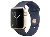 Apple Watch Series 2 42mm MQ1J2J/A [�S�[���h�A���~�j�E���P�[�X/�~�b�h�i�C�g�u���[�X�|�[�c�o���h] ���i�摜