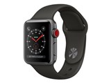 Apple Watch Series 3 GPS+Cellular���f�� 38mm MR2Y2J/A [�O���C�X�|�[�c�o���h] ���i�摜