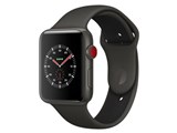 Apple Watch Edition Series 3 GPS+Cellular���f�� 42mm MQM62J/A [�O���C/�u���b�N�X�|�[�c�o���h] ���i�摜