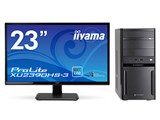LUV MACHINES LM-iH440SN1-SH2-P23W Core i5/8GB������/240GB SSD+2TB HDD/23�^�t���Z�b�g���f��