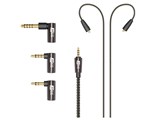Universal MMCX Balanced Audio Cable with adapter set 2.5mm(4��)/�~�j�v���O/�~�j�v���O(4��)/4.4mm�o�����X(5��)��MMCX ���i�摜
