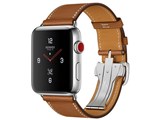 Apple Watch Hermes Series 3 GPS+Cellular���f�� 42mm �V���v���g�D�[���f�B�v���C�A���g�o�b�N�� MQMU2J/A [���H�[�E�o���j�A(�t�H�[��)���U�[�X�g���b�v] ���i�摜
