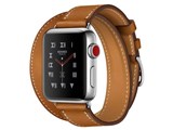 Apple Watch Hermes Series 3 GPS+Cellular���f�� 38mm �h�D�u���g�D�[�� MQML2J/A [���H�[�E�o���j�A(�t�H�[��)���U�[�X�g���b�v] ���i�摜