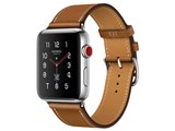 Apple Watch Hermes Series 3 GPS+Cellular���f�� 42mm �V���v���g�D�[�� MQMR2J/A [���H�[�E�o���j�A(�t�H�[��)���U�[�X�g���b�v] ���i�摜