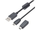 CYBER�E�}���`USB�[�d�P�[�u��(PS4/3DS�p) CY-P43DSMSC4-BK [4m] ���i�摜
