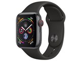 Apple Watch Series 4 GPS+Cellular���f�� 40mm MTVD2J/A [�u���b�N�X�|�[�c�o���h] ���i�摜