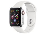 Apple Watch Series 4 GPS+Cellular���f�� 40mm MTVJ2J/A [�X�e�����X�X�`�[���P�[�X/�z���C�g�X�|�[�c�o���h] ���i�摜