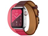Apple Watch Hermes Series 4 GPS+Cellular���f�� 40mm �h�D�u���g�D�[�� MU732J/A [���H�[�E�X�E�B�t�g(�{���h�[/���[�Y�E�G�N�X�g���[��/���[�Y�E�A�U��)���U�[�X�g���b�v] ���i�摜