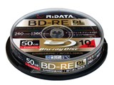 RIDATA BD-RE260PW 2X.10SP A [BD-RE DL 2�{�� 10���g] ���i�摜