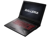 GALLERIA GCF2070NF Core i7 8750H/17.3�C���`�t��HD/RTX2070/������8GB/SSD256GB+HDD1GB K/08526-10a ���i�摜