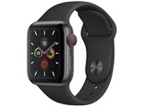 Apple Watch Series 5 GPS+Cellular���f�� 40mm MWX32J/A [�u���b�N�X�|�[�c�o���h] ���i�摜