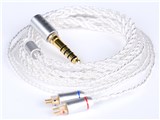 Silver Plated Cable IEM 2pin AZL-SLV-CABLE-2PIN-4.4 4.4mm�o�����X(5��)��2�s�� [1.2m] ���i�摜