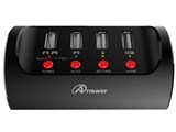 Switch/PS4�p �}�E�X&�L�[�{�[�h�R���o�[�^�[ �c�i�K�[��DX ANS-SW111 [�u���b�N]