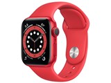 Apple Watch Series 6 GPS���f�� 40mm M00A3J/A [(PRODUCT)RED�X�|�[�c�o���h] ���i�摜