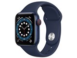 Apple Watch Series 6 GPS+Cellular���f�� 40mm M06Q3J/A [�f�B�[�v�l�C�r�[�X�|�[�c�o���h] ���i�摜