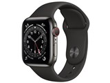 Apple Watch Series 6 GPS+Cellular���f�� 40mm M06X3J/A [�O���t�@�C�g�X�e�����X�X�`�[���P�[�X/�u���b�N�X�|�[�c�o���h]