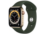 Apple Watch Series 6 GPS+Cellular���f�� 44mm M09F3J/A [�S�[���h�X�e�����X�X�`�[���P�[�X/�L�v���X�O���[���X�|�[�c�o���h] ���i�摜